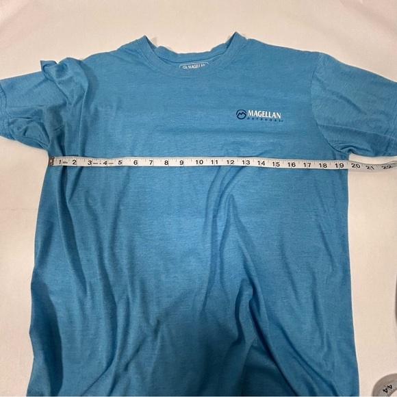 2 for$15 Magellan Outdoors Blue Men's Shirt - Picture 5 of 7